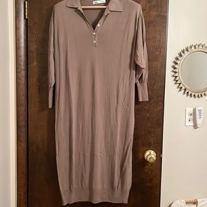 Zara dress size S tan
